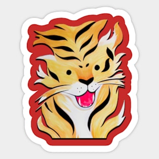 Tiger cute Sticker